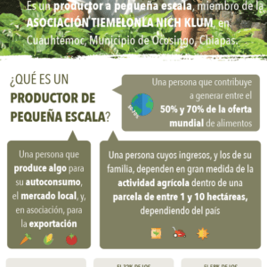 Infografía ¿Qué es un productor(a) de pequeña escala?