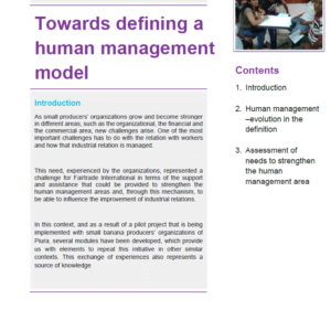 Talent Management towards defining a human management model